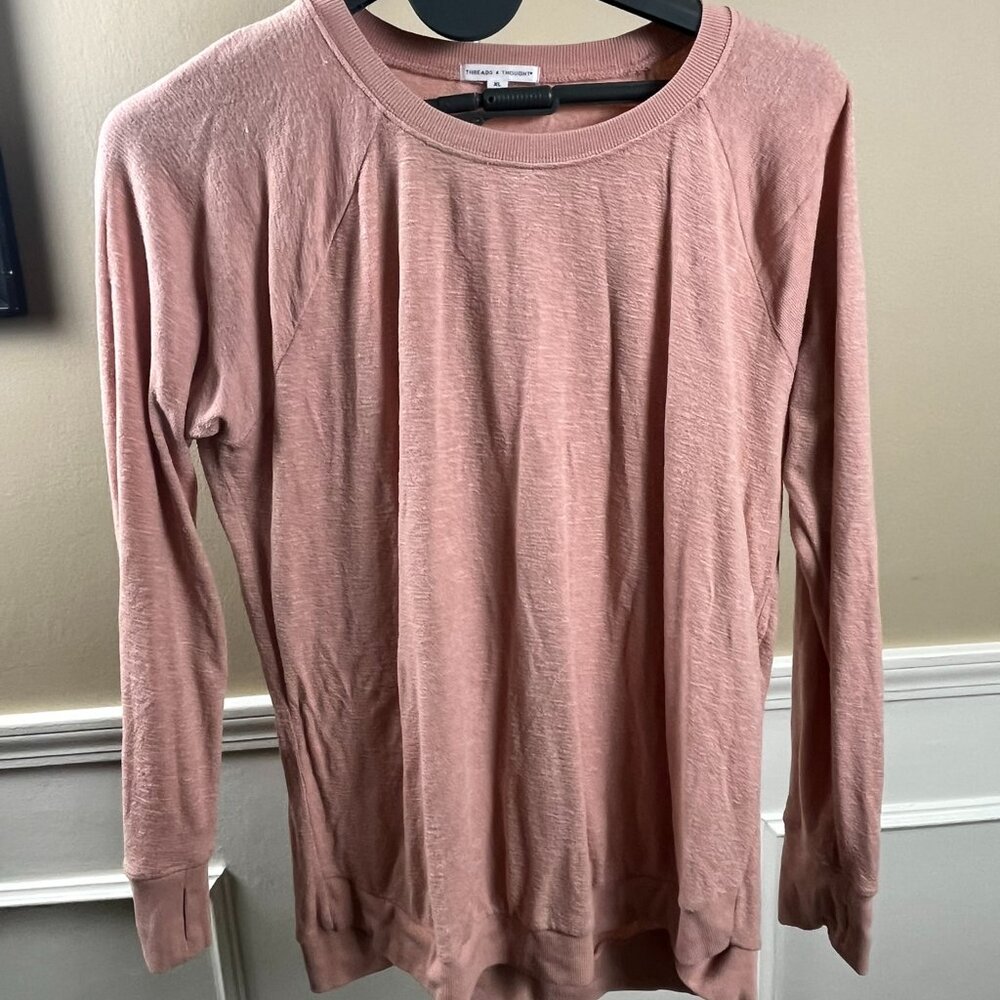 Stitch Fix Threads 4 Thought Cannon Tunic Knit Top - Pink - XL